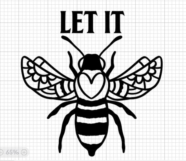 Let It Bee Decal