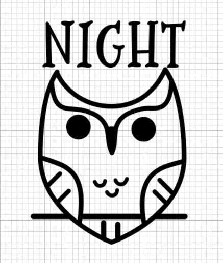 Night Owl Decal