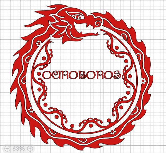 Ouroboros Dragon Decal
