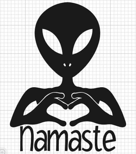 Namaste Alien Shirt